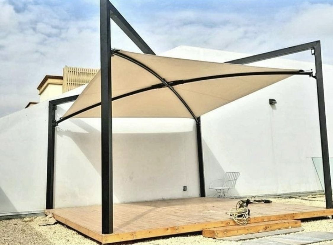 أفضل مظلات قماش بالرياض للمواقف والجلسات الخارجية 0502619170